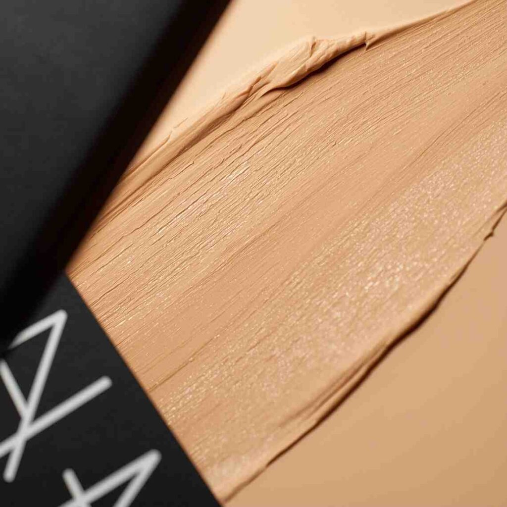 NARS foundation texture close-up showing formula consistency.