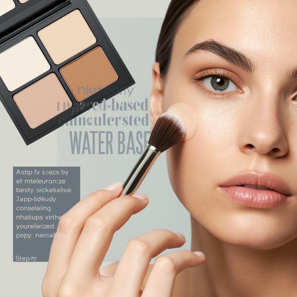 Step-by-step guide to applying water-based concealer