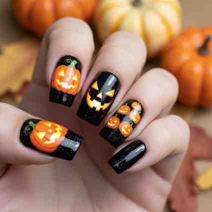 halloween nail designs