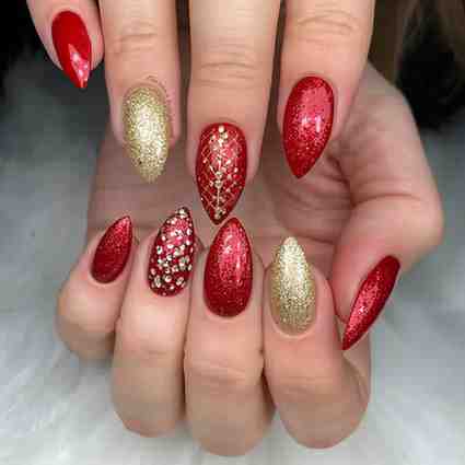 christmas nail designs
