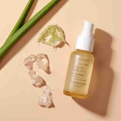 Natural ingredients like mandelic acid and aloe vera used in Face Reality Skincare formulations