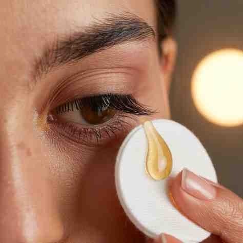 Removing Maybelline Colossal Bubble Mascara with oil-based makeup remover