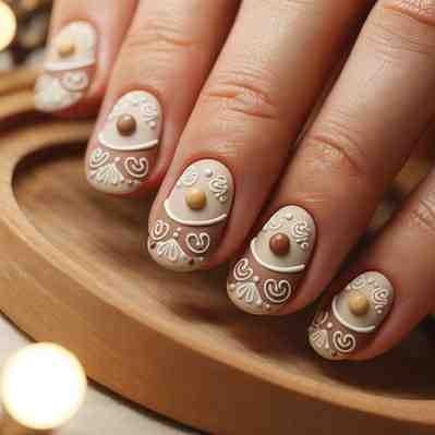  gingerbread nails