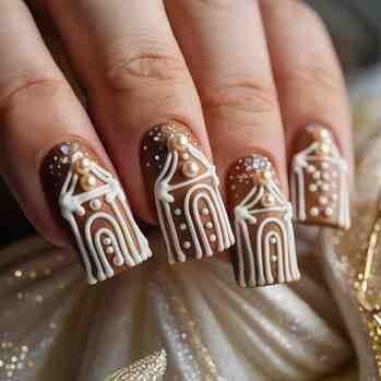  gingerbread nails