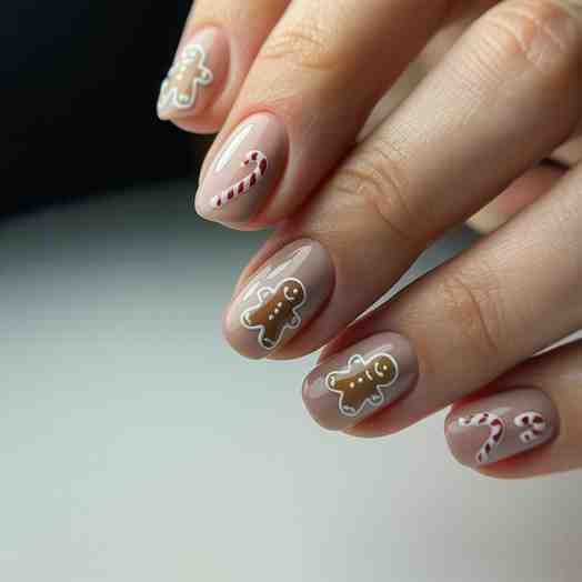  gingerbread nails