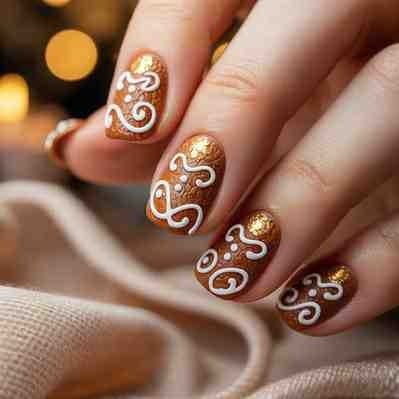  gingerbread nails